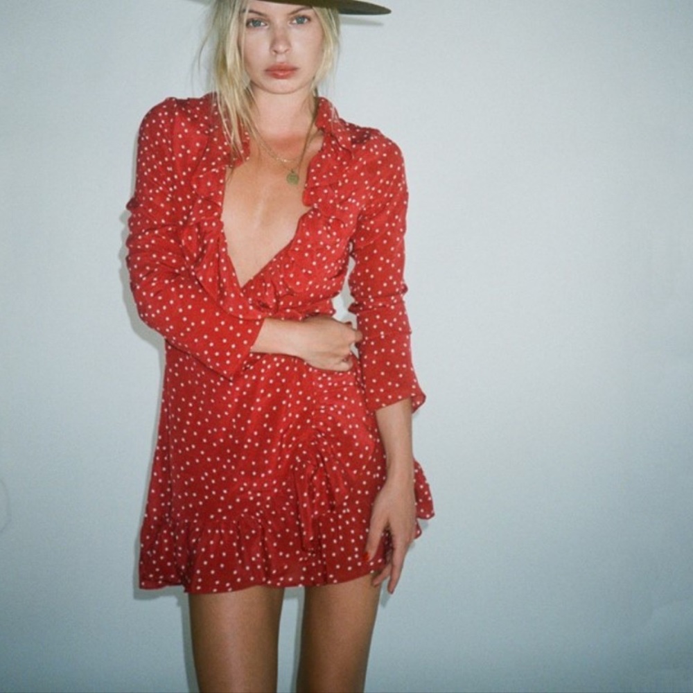 Realisation Par the Alexandra Red Star Dress